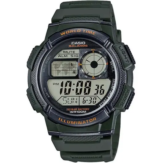 Оригинальные часы Casio Standart AE-1000W-3AVEF